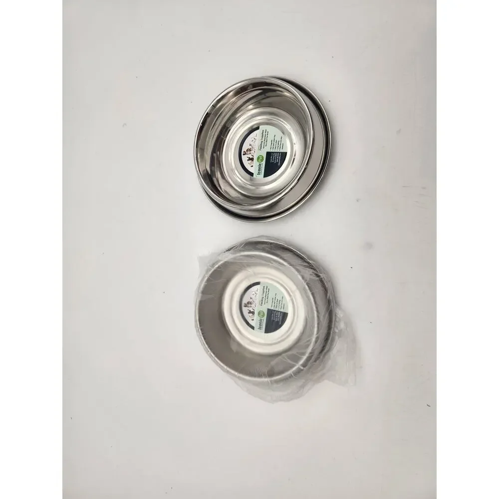 Iconic Pet Stainless Steel Bowl Water/Food Bowls NWT